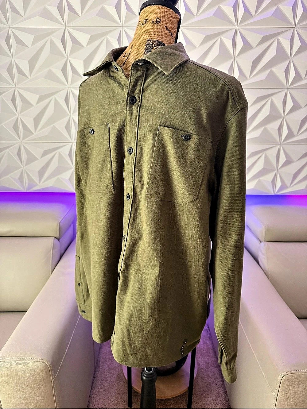 SITKA Men’s Harvester Long Sleeve Shirt Deep Olive | XL